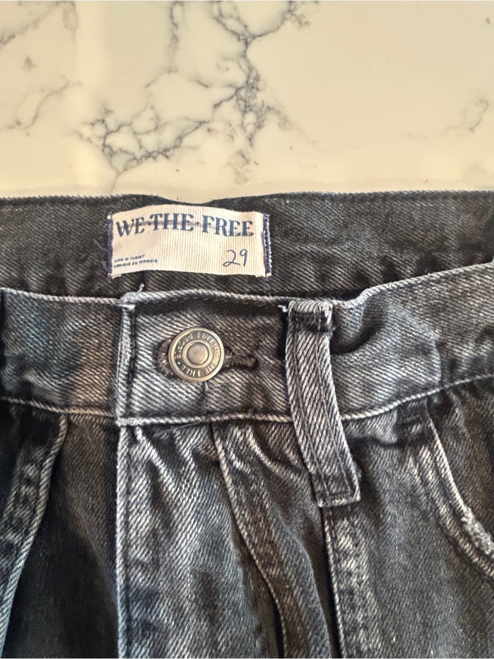 Free People We The Free Bare With Me Denim Skirt Size 29 $128 - Picture 5 of 7